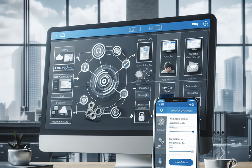 Beispielbild für Schnittstelle zum CRM System
